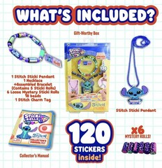 Sticki Rolls Stitch Pendant Pack | The Original Wearable Shareable Stickers w…