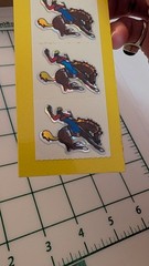 Vintage Stickers BJs Rodeo Horse Cowboy 14 Modules Front And Back New In Pack