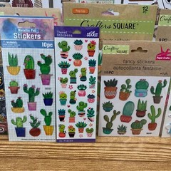 Sticker Lot of 15 Packs Grandma Grandpa Mom Dad Happy Birthday Catus Lot #5