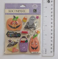 Spooky Halloween Scrapbooking Stickers by K&Company
