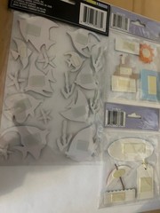 BEACH BUM SUMMER Scrapbook Stickers LOT !