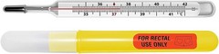 500 for Rectal Use Only Stickers / 1.5 x .375 Fluorescent Red Stickers