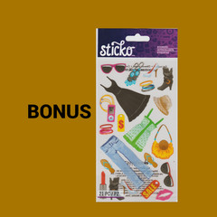 The Card Connection » WORKING GIRL» SCRAPBOOKING STICKER LOT- 3 packs+ BONUS