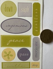 THERE ARE SOME THINGS Stickers(37pc)ChatterBox •Memories•Phrase•Real•Card Making