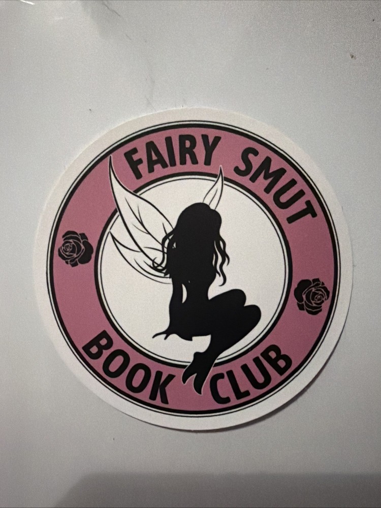 Sticker Pink Fairy Smut Book Club Booktok 2.5” X 2.5 ”
