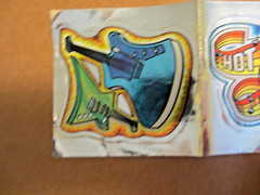 vintage stickers MUSIC THEME 1 sheet of 4 : Unknown source.