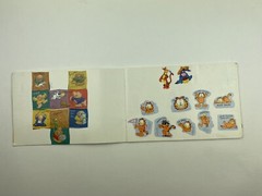 Vintage Sticker Album Sandylion Winnie The Pooh Purple Book