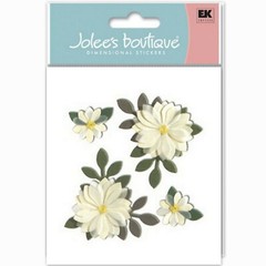 U Choose💋Flower Scrapbook Stickers Jolee’s Paper House Crafts Rose Daisy Floral