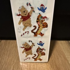 Vintage SandyLion Stickers Disney Winnie The Pooh Tigger Christmas sealed new