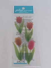 Jolee’s by You TULIPS 3-D Vellum layered Stickers 81281