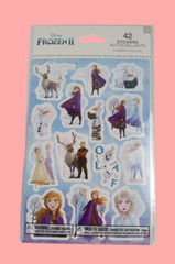 Disney Elsa Frozen 2 Stickers Kids Olaf Kid Squad Anna Sven 3 Sheets 42 ct 3+