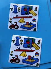 Vintage Frances Meyer Playground 5″ x 4 1/2″ Sticker 10 Sheets
