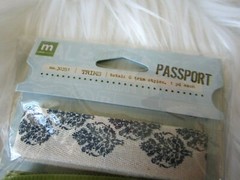 Making Memories travel passport 6 trims, 1 yard each