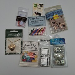 Fun Crafter’s Lot Buttons Confetti More 8 unopened Packs See Photos