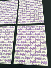 Lisa Frank Stickers Lot 6 Sheets S362 S363 S365 S366 S367 S369 Full Sheets