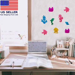 Glitter Colorful Sea Animals Shapes Foam Stickers Self Adhesive Kid’S Arts Craft