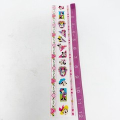 Rare Vintage Sandylion Disney Minnie Mouse Sticker Strip 12″ NEW