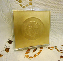 16 Initial H Hallmark Self-Adhesive Gold Embossed Letter Seals Vintage