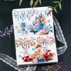 Neon String Lights PET Stickers Decorative Glitter Collage Journals Papercarft