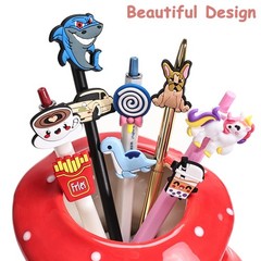 100PCS Kawaii Pencil Toppers, Cute Pen Charms for Kids Classroom Rewards