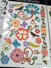 2 pkgs -Special Moments/flora theme Flora Dimensional Stickers