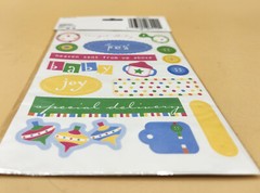 Keepsake Essentials Stickers BABY BOY Angel Sweet Pea 2-Sheets Scrapbook, NEW