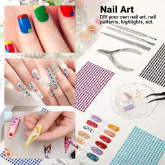 3Mm Gem Stickers, 5400PCS Rhinestone Stickers for Crafts, 12 Embellishment Rhine