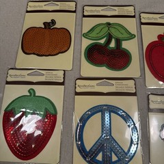 Lot of 9 New Recollections adhesive Embellishments