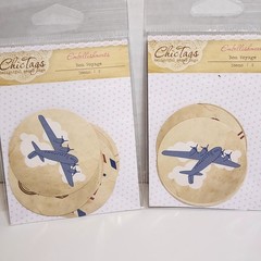 Embellishments Chic Tags Junk Journal/Scrapbook Journaling Tags TRAVEL Theme