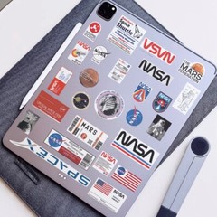 50pcs NASA Stickers, Astronaut stickers, Space Ship, Waterproof Sticker, 145