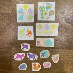 80s Stickers Vintage Pearlized Shiny Lot Of Sandylion Mods Of Farm Animals