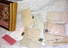 CraftingLove/Valentines Junkin’ Box-13 Plus Pounds-Ephemera, Junk Jewelry, etc.