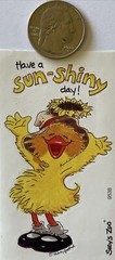 SUN-SHINY DAY CHICK Stickers(10pc) 2″x3.5″Suzy’s Zoo•Card Making •Flowers•Animal