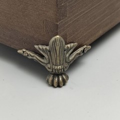 Home Corner Protector Box Decorative Zinc Alloy 42x30mm 4PCS Accessories