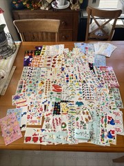 Lot VINTAGE Stickers Mrs Grossman Hallmark Frances Meyer Sandy Lion Must See!