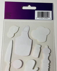 Sticko Cooking Cuisine Stickers EK Success 15ct 2011 Kitchen Planner Scrapbook