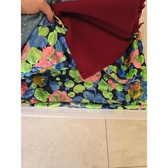 Lot of Assorted Multicolor Large Projects Fabric Scrap Sewing Quilting Crafting