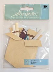 VERY RARE Jolee’s Handle With Care Moving Box New Home Scrapbook Embellishment