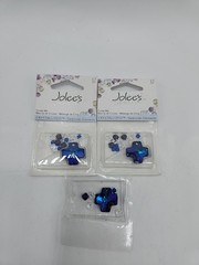 jolees jewels Crystallized Swarovski Elements Necklace Making Blue Cross