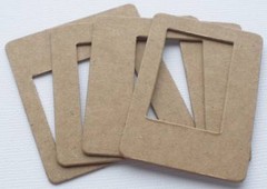 {8} *SLIDE MOUNTS* – Bare Mini Frames Chipboard Die Cuts