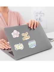 Inspirational Jesus Christian Stickers – 50Pcs Bible Verse Phrase Multicolor