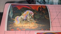 Unicorn Stickers Rainbow Castle Lot Of 2 READ