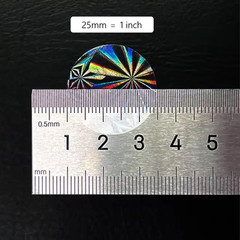 1 Inch Transparent Seal Stickers. 1000 Pcs Holographic Clear Sealing Stickers fo