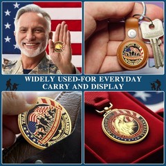 100 Pcs Military Challenge Coins Gift Bulk Patriotic Veterans Day Memorial Army