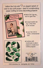 PAPER REFLECTIONS VELLUM DIE CUTS PRESSED LEAVES