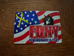 USA Pride! September 11 2001 Sticker Always Remember USA Flag NYPD Bogo!!