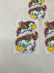 LOT OF 5 Vintage 1984 Mark 1 Unicorn Scratch N Sniff Iron On Patches