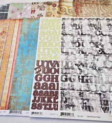BASIC GREY ‘OBSCURE’ PAPER LOT PLUS MORE BASICGREY SCRAPBOOK PAPER JOURNALING