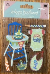 RARE Jolees Happy Birthday Baby Boy I’m 1 Year Old 1st First High Chair Cake 3D