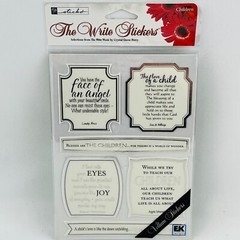 Sticko The Write Stickers Children Vellum SPWV02 Package of 6